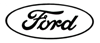 Ford Oval Logo Decal - Open Style - 12" Tall